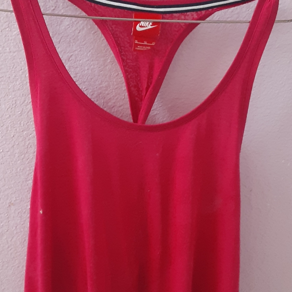 Pink Nike tank top